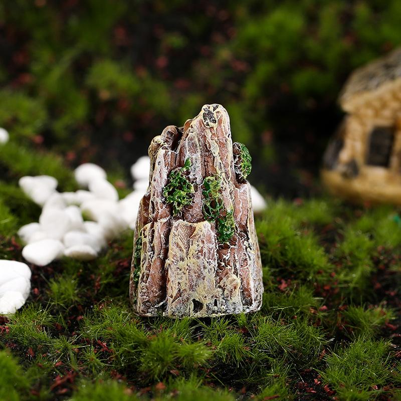 Roccia Artificiale Pietra Decorativa Piante in Vaso e Bonsai Piccolo Giardino di Pietre Ornamenti per Bonsai