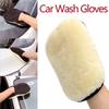 Zachte Muts Pluche Waterabsorberend Auto Voertuig Reiniging Wasborstel Handschoen