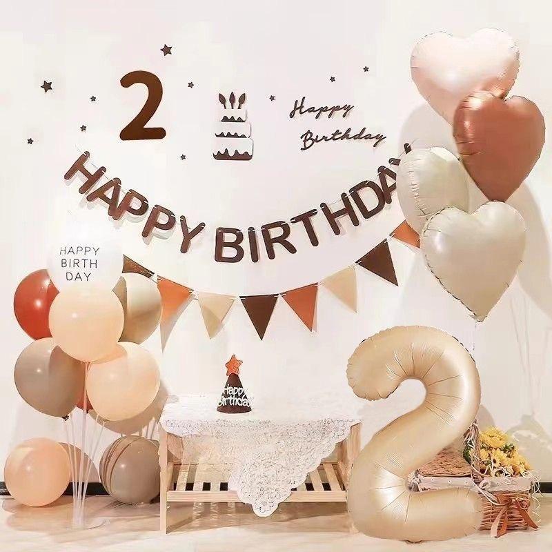 Viral Birthday Balloon Set for Baby's First Party - Unisex Scene Background Props