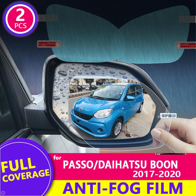 Dla Toyota Passo X Moda Daihatsu Boon M700 2017- Folia Przeciwmgielna Osłona Lusterka Wstecznego Wodoodporne Folie Przeciwmgielne