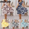 Women's Fashion Summer Spring Short Sleeve V-Neck Casual Dresses
