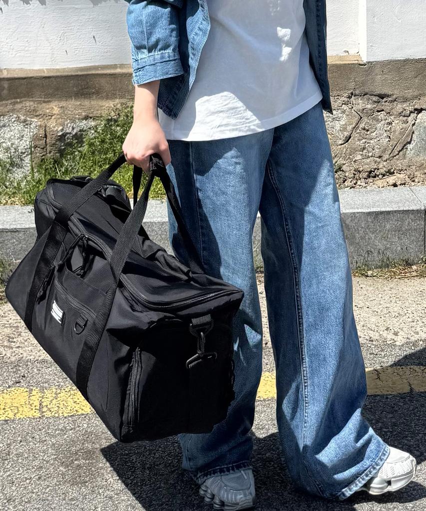 Bymoss Ripstop Travel Duffle Bag - Black