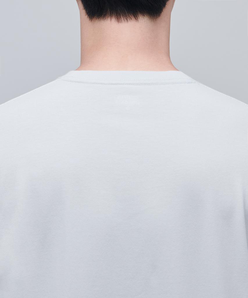 MUSINSA STANDARD [Cooltandard] Basic Crew Neck T-Shirt [Ash Gray]