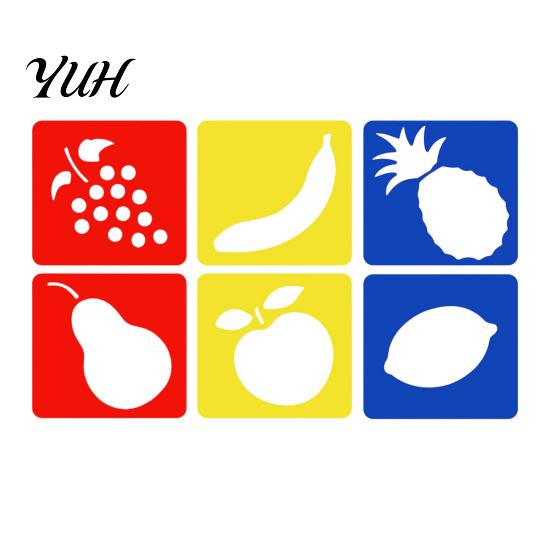 6 Piece Stencil Set Pcs Painting Template Stencils, 5.5x5.9 Inch Washable Reusable DIY Hollow Edge Art Stencils for Wood Paper Fabric, Home