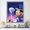 Diamond Painting Magician Mickey Mouse Themed Artwork Cartoon 5D Diamond Cross Stitch Mosaic Home Decor Gift