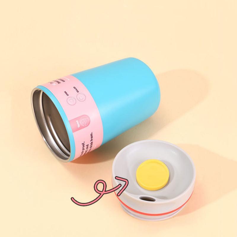 12/20oz Cană Termos din Oțel Inoxidabil Cană de Cafea Modă Simplă Cană de Cafea pentru Bărbați și Femei Cană Portabilă pentru Sporturi în Aer Liber Cănile Cuplurilor