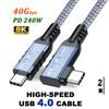 USB 4.0 8K 240W Video, Charging and Data Cable for iPhone MacBook Xiaomi Huawei