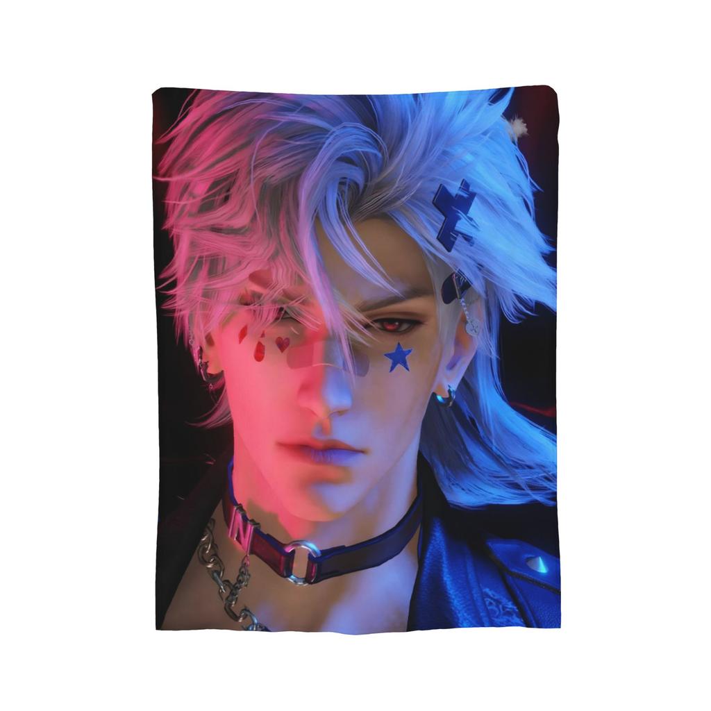 Love And Deepspace Sylus Blankets Coral Fleece Plush Summer Breathable Super Soft Throw Blanket for Bed Car Bedspread