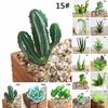 Plante succulente artificielle en plastique, Cactus Echeveria, fleur, décoration de maison et de bureau, Gif