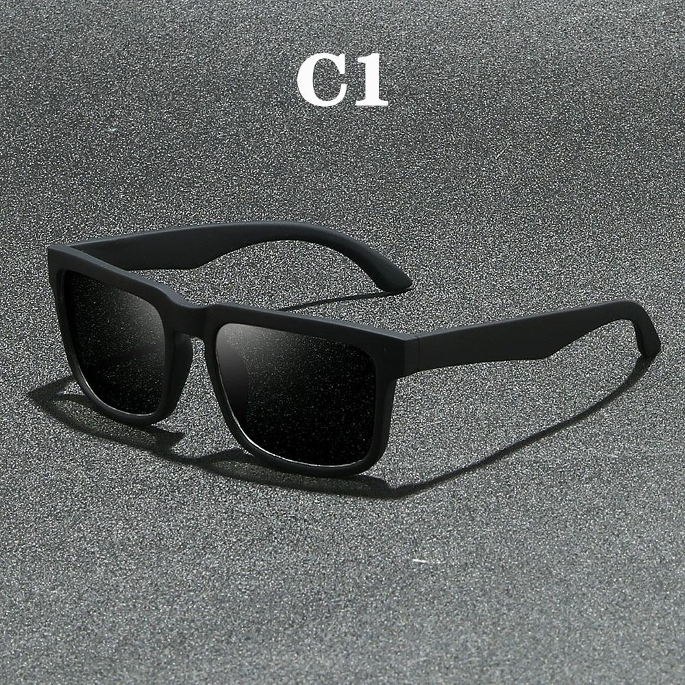 Fantasy Cool UV Protection Square Stylish Sunglasses for Male and Female Outdoor Sports Travel Driving Fish Golf