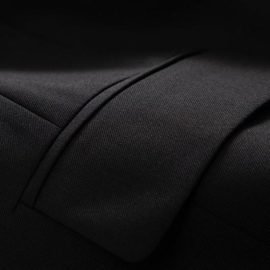 Summer Women Blazer Coat Solid Color Sleeveless Turn-down Collar Temperament Suit Jacket Long Vest for Female