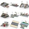 High-Quality Grey City Road Baseplate Building Blocks with Pedestrian Crossing Tiles eds 60301 69915 71772