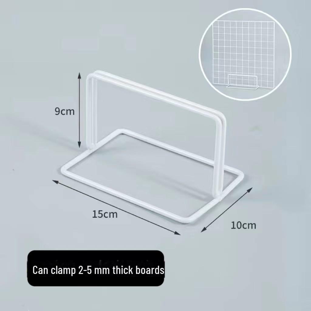 Kindergarten Art Display Stand with Photo Hanger and Shelves