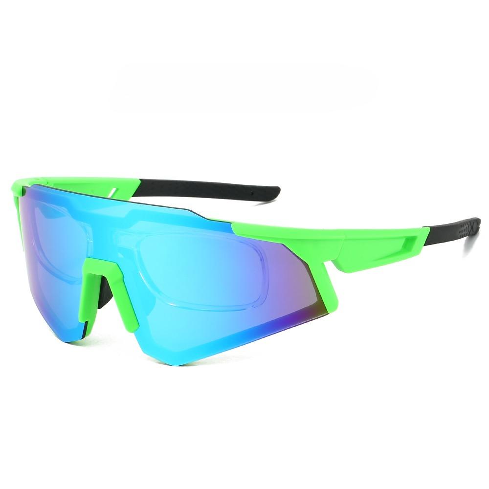 Rimless Sports Goggle Men Fashion Mirror Protective Sunglasses for Cycling Women New Trendy Anti-UV Outdoor Shades