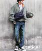 Antiqua Harako Denim XL Vintage Relaxte Comfortabele Pasvorm Damesbroek, PL-00036, (22), Blauw, Pasvorm,