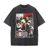 Washed Vintage Rock Band Limp Bizkit T-shirt Men Women Casual Oversized Short Sleeve T Shirts Male Classic Harajuku Streetwear