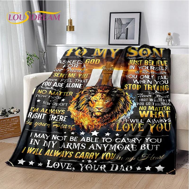 29 Estilos Nueva Manta de Regalo Para Mi Hijo Hija Nieta Carta Manta Suave para Hogar Dormitorio Cama Sofá Cubierta de Picnic