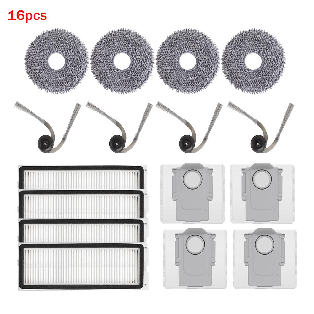 For Roborock Qrevo Curv/S1V/Curv S1X/Curv 1A1/1XC/C Pro/C/CurvC/P11 PRO Vacuum Main Side Brush Filter Mop Cloth Dust Bags Parts