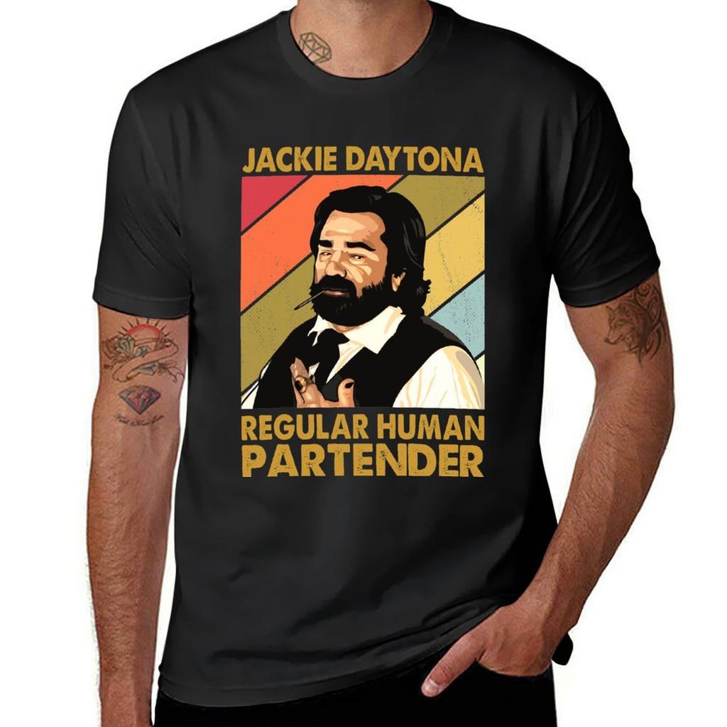Rétro Jackie Daytona Régulier Humain Barman Cadeau Noël T-shirt fans de sport t-shirts vêtements mignons T-shirts pour hommes