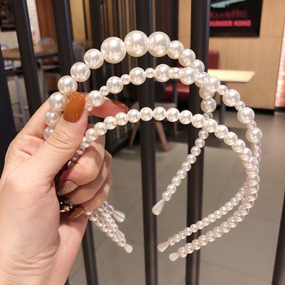 Coiffure en perles, accessoires pour cheveux, bandeau fait à la main, épingle à cheveux à la mode pour filles