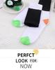 Women's Odor-Resistant Salmon Sushi Socks - Thickened Cotton Over-the-Knee Socks for Autumn/Winter