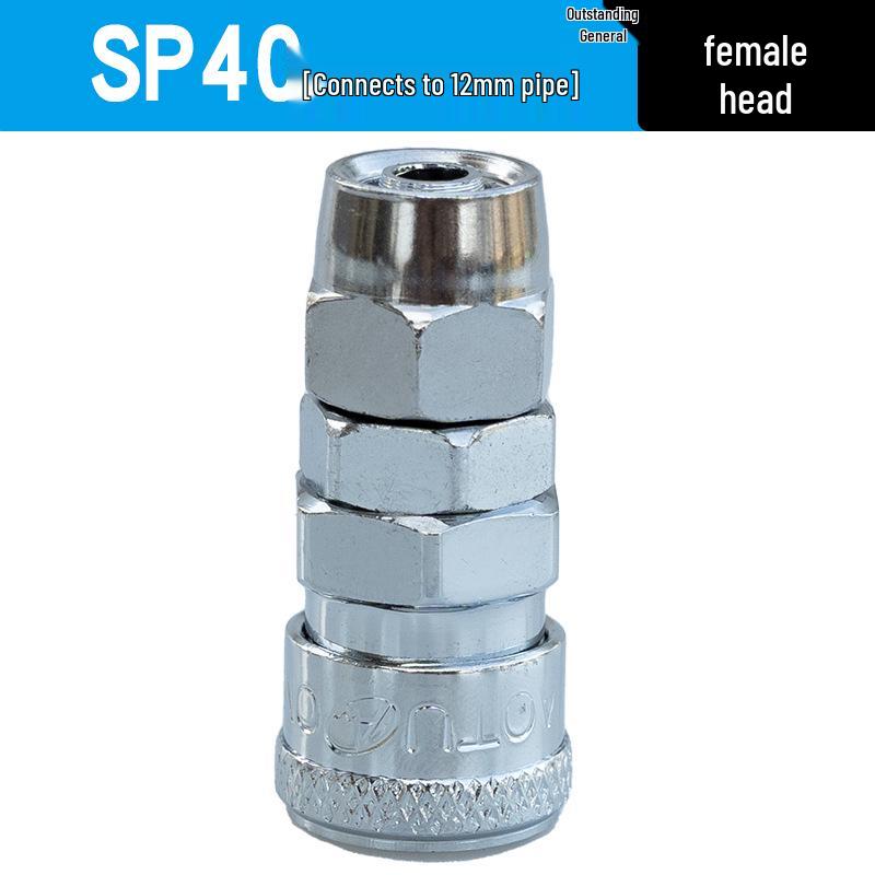 8mm C-type Pneumatische Snelkoppeling Set voor Luchtgereedschap