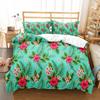 Botanical Flower Duvet Cover Single King Size Garden Leaves Floral Bedding Set Polyester Nature Theme Quilt Cover For Girl Women