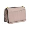 Coach Morgan 25 Nameplate Crocodile Pattern Flap Leather Small Shoulder Crossbody Bag Medium Women Bags Gold Gray CM204-IMC2J