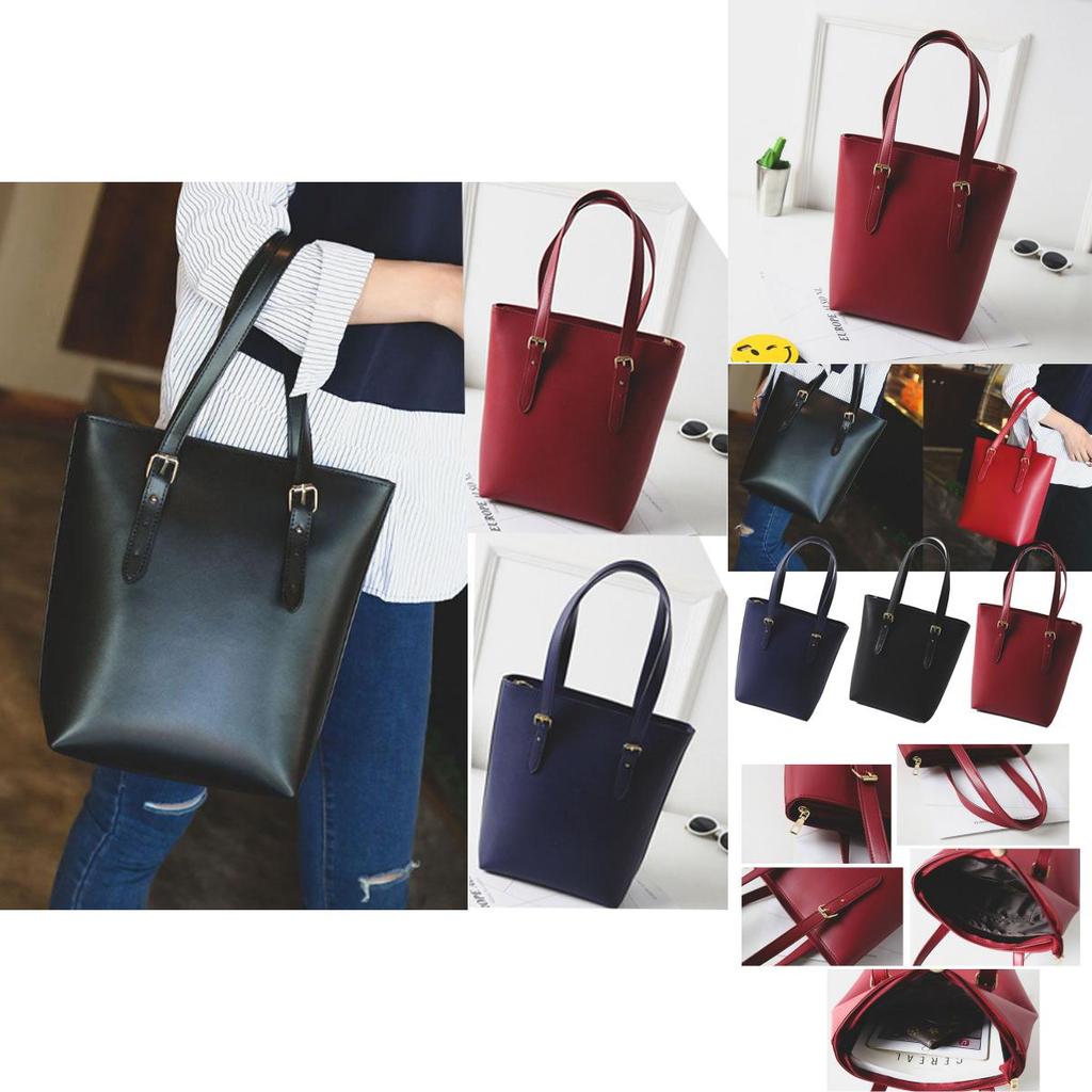 Elegant And Stylish Women Pu Leather Shoulder Bag With Soft Surface And Zipper Closure
