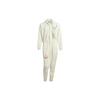 adidas Originals Trefoil Print Loose Jumpsuit Unisex Jumpsuit Beige H43972