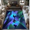 Tottenham Hotspur Printed Flannel Area Rug Non Slip Soft Polyester Floor Carpet Indoor Decor Mat for Bedroom Living Room Sofa