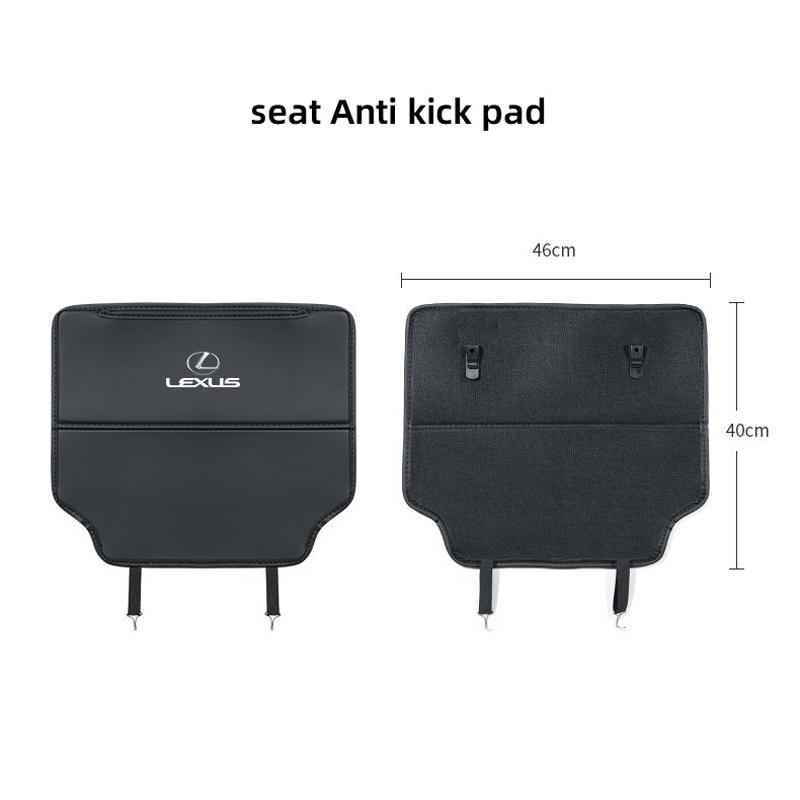 Car Sticker For Lexus GS IS LS500h ES260 ES300h RX350h NX260 UX260 LM LC RZ450e TX RC Car Seat Anti Kick Pad Leather Protective JW3