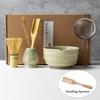 5/6 stuks Matcha Theeset Bamboe Klopper Theelepel Zeef Matcha Keramische Kom Matcha Klopper Japans Voor Theeliefhebbers Thee-Zetgereedschap