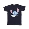 Mens Reading Lying Down Cotton T-Shirt