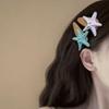 Strand Seestern Haarspange Koreanischer Stil Süße Ponyspange Elegante Meeresstern Haarspange Haarklammern
