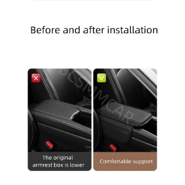 Car Arm Rest Storage Pad Center Console Armrest Box Protector Cover Accessories