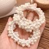 Elegant Pearl Hair Ties Beads Girls Scrunchies Rubber Bands Ponytail Holders