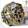 1pc Doodle Dogs Automatic Open/Close Umbrella Compact Folding Umbrella, All-Season Portable Umbrella for Women/Men F1124123