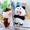 Figura Anime Bambola Vinile Portachiavi Peluche Sciarpa Animale Action Figure Giocattolo Peluche Portachiavi Bambini Ragazze
