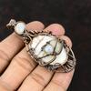 Evil Eye Scolecite Copper Wire Wrapped Gemstone Pendant Scolecite Copper Wire Wrap Jewelry Moonstone Evil Eye Pendant Handmade Pendant Gift