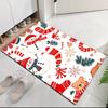 Christmas Printed Carpet, for Office Chair Living Room Bedroom Kitchen Room Decor Gifts.