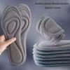 4D Memory Foam Orthopädische Einlegesohlen für Schuhe Nano Antibakterielle Desodorierung Schweißabsorption Einsatz Sportschuhe Laufpolster