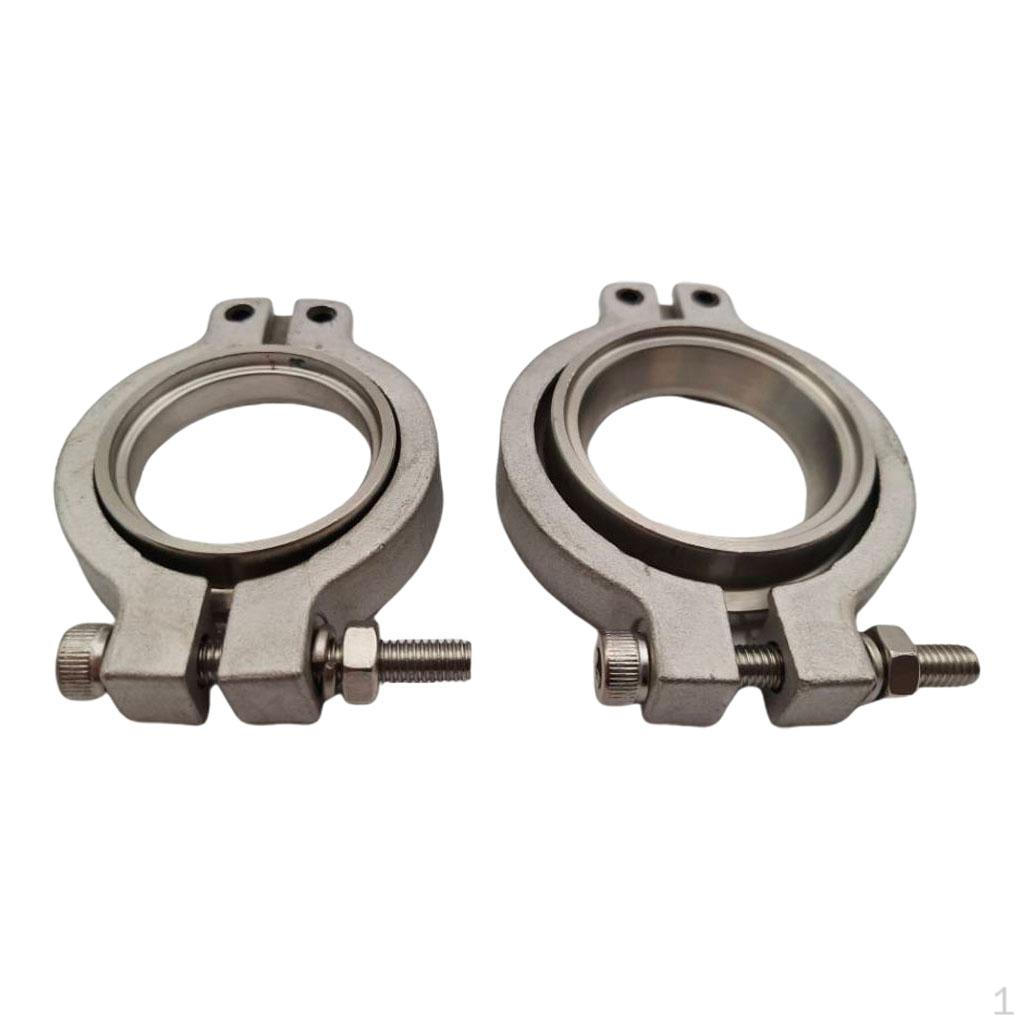 Wastegate Clamp Kit with Screws Nuts for 38mm Wastegates