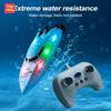 2,4G Fernbedienung High Speed Boot Mini Tasche 4-Kanal Geschwindigkeitsregelung Schiff Mit Licht 360 Grad Drehung Kinderspielzeug Multiplayer-Spiel Geschenke