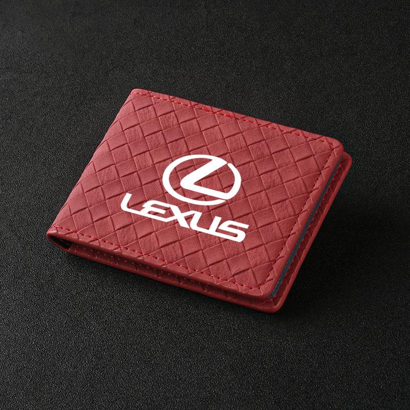Car Driver License Wallet ID Credit Card Holder For Lexus RX300 IS200 IS250 ES350 Ct200h UX250h NX300h RX350 ES300h RX400h NX GS MW2