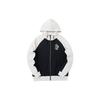 Anta Life Series Buchstabendruck Colorblock Strick Kapuzenjacke Unisex Jacken Schwarz 152318707-2