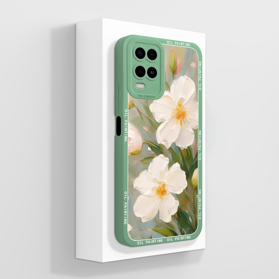 For OPPO A54 A54S A55 A56 A57 A57E A57S A58 A72 A73 A74 A75 A76 Phone Cases Lovely Panda Pattern Soft Liquid Silicone Shockproof Covers For OPPO Shell