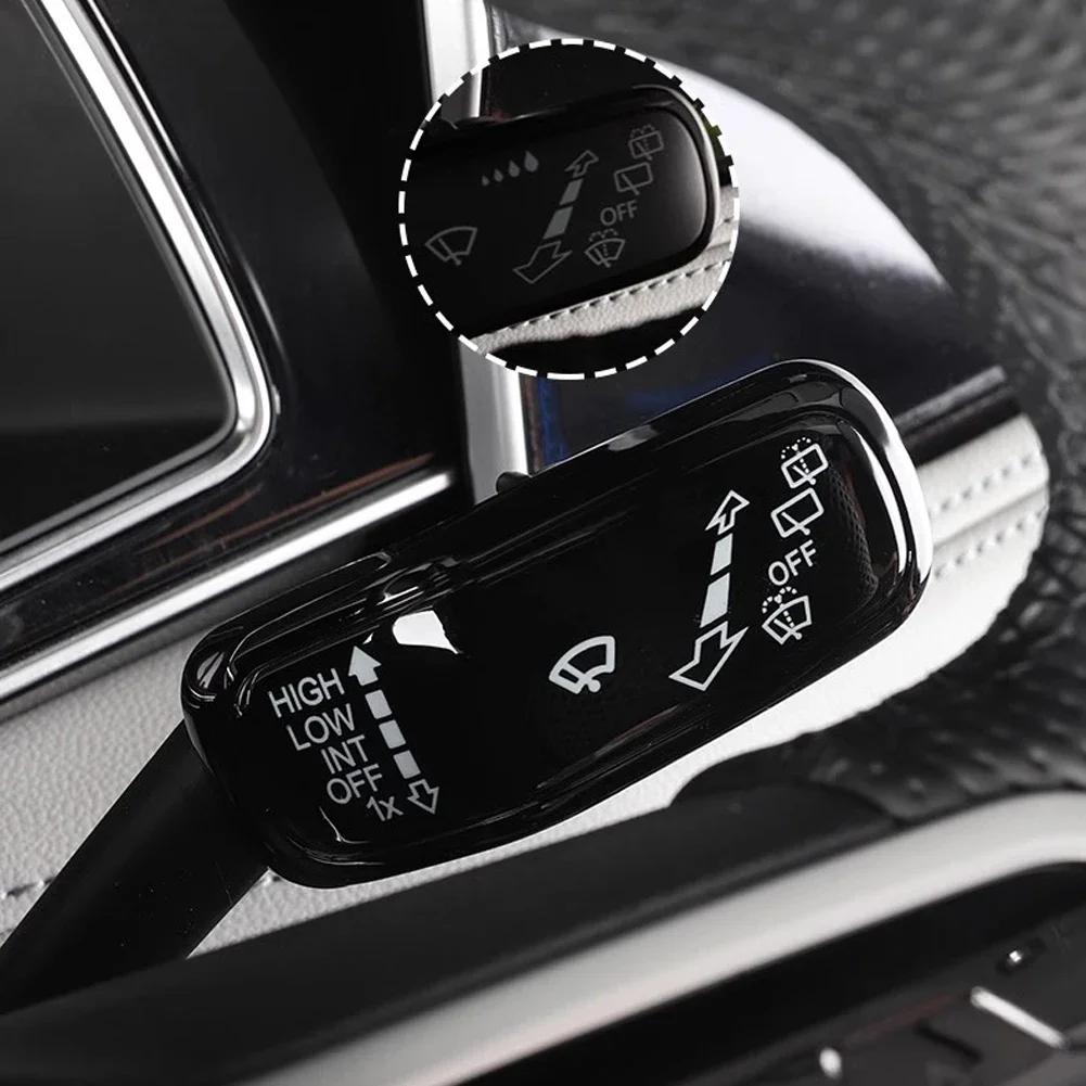 For VW Golf 7 7.5 MK7 Golf 8 MK8 Tiguan L Tilbehør Interiør Ratt Hovedlysbryter Kontrolldeksel Viskerbryter Trim