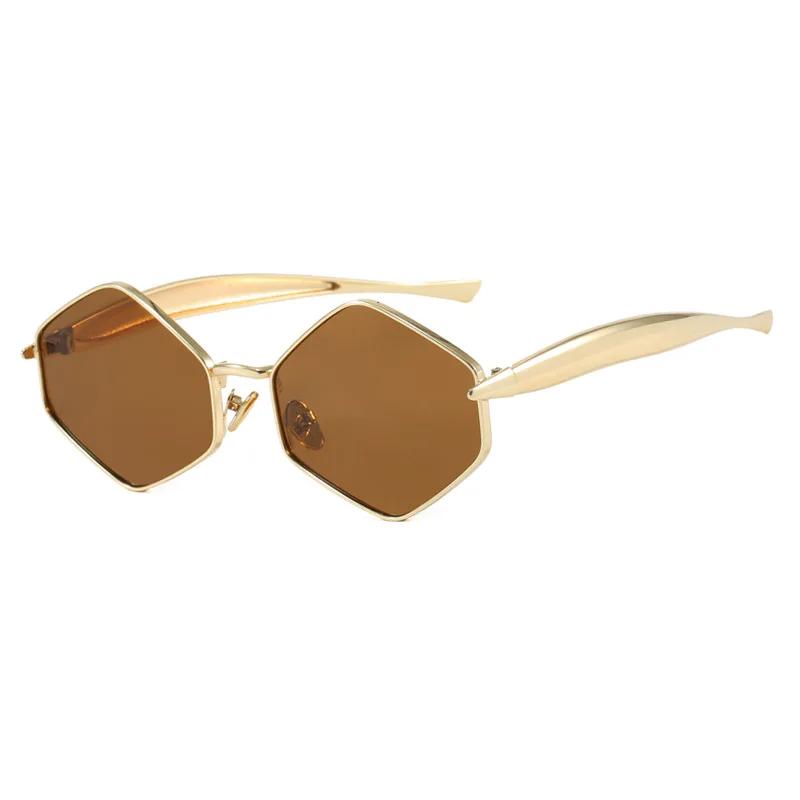 New Retro Rhombus Sunglasses Luxury Unisex UV Resistant Glasses for Beach Street Photography Fashion Designer Lenses