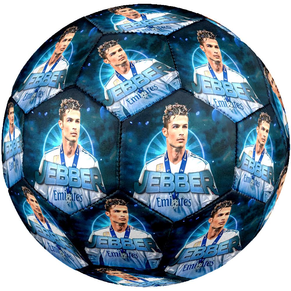 Cristiano Ronaldo Size 5 Soccer Ball Machine-Stitched Indoor/Outdoor Training and Matches Perfect Commemorative Gift for Soccer Lovers